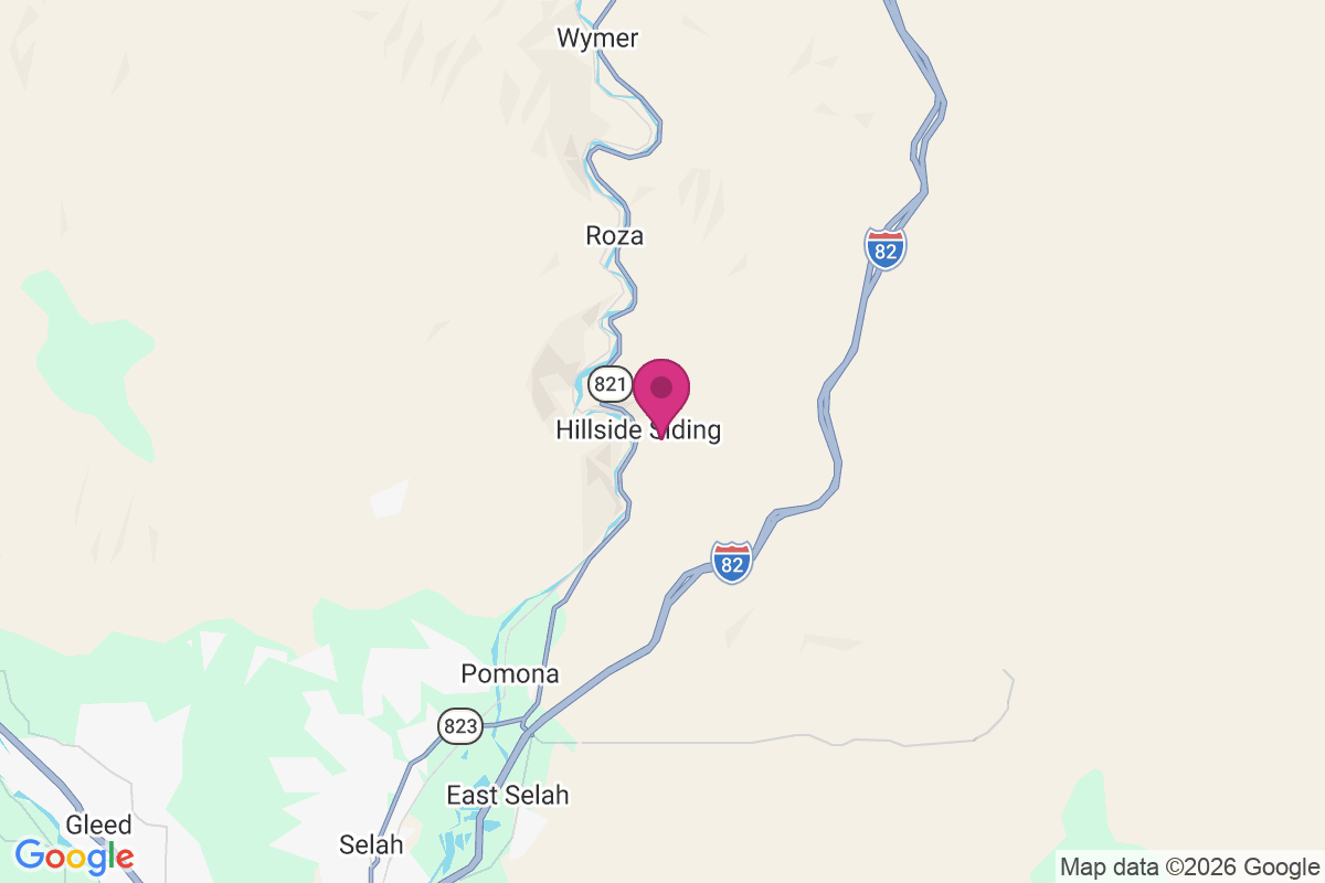 Hillside Siding map