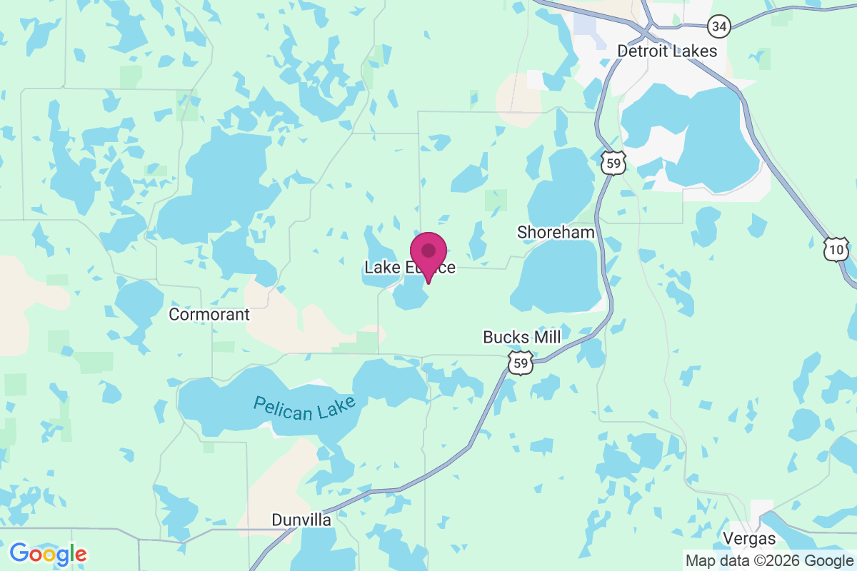 Lake Eunice map