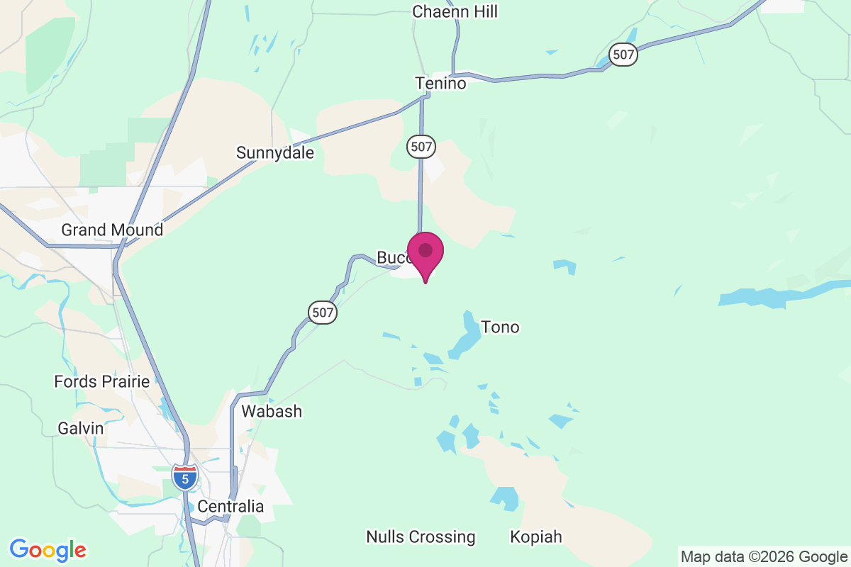 Bucoda map