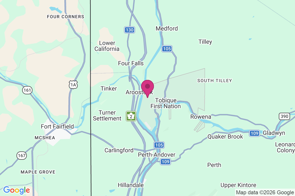 Aroostook map