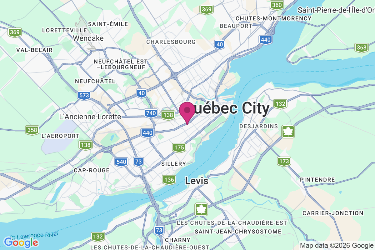 Quebec map