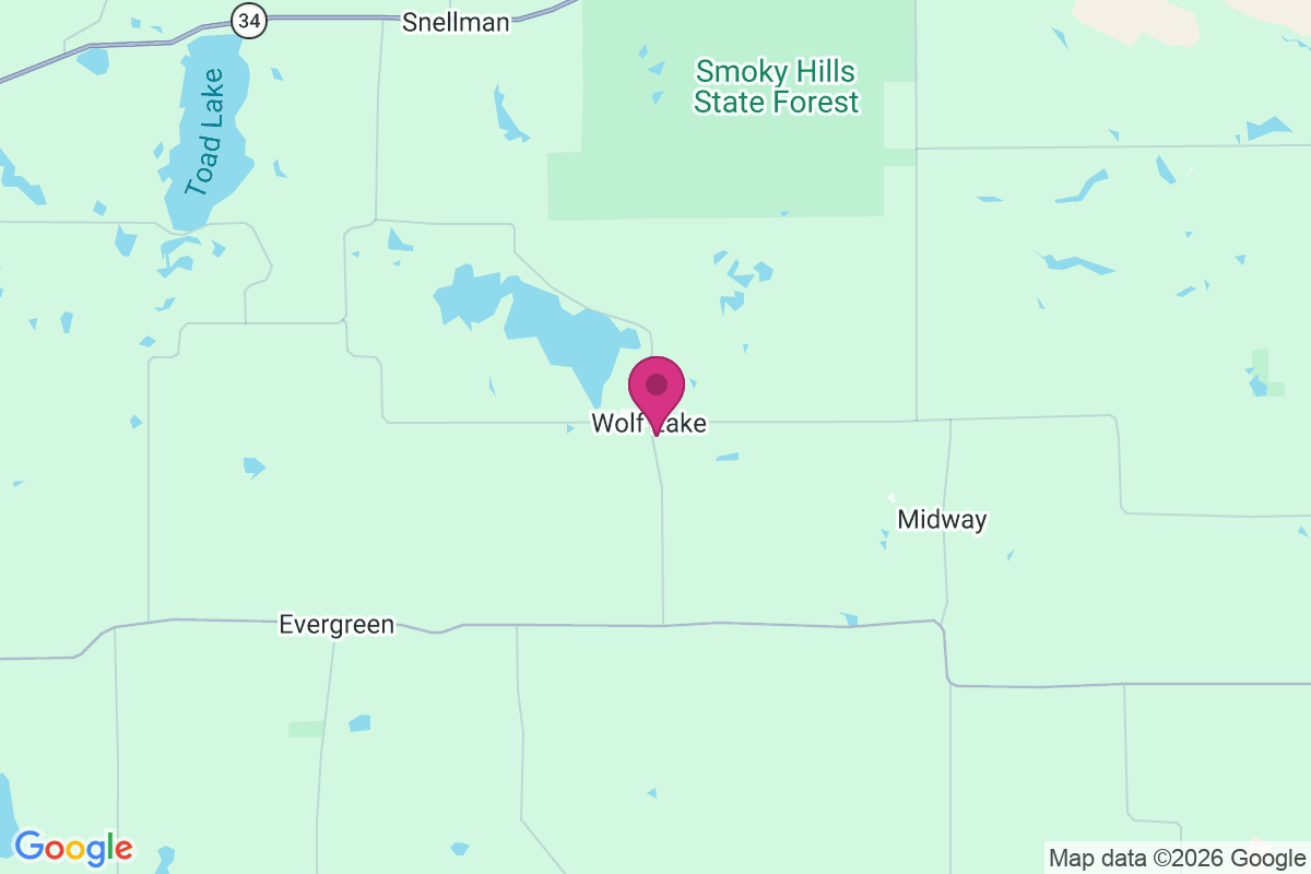 Wolf Lake map