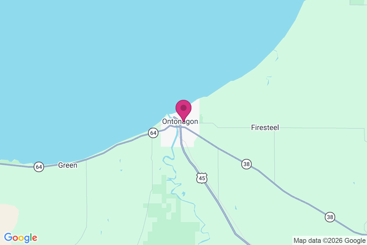 Ontonagon map