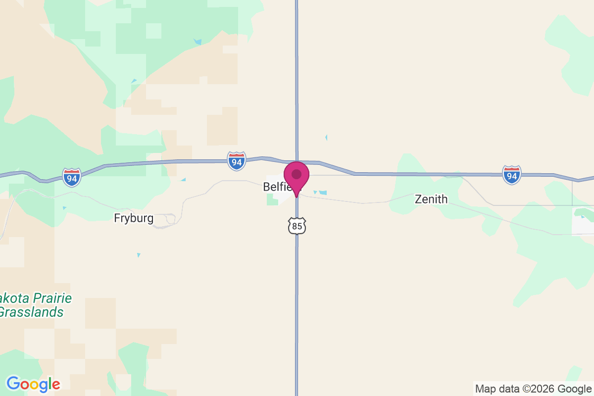 Belfield map