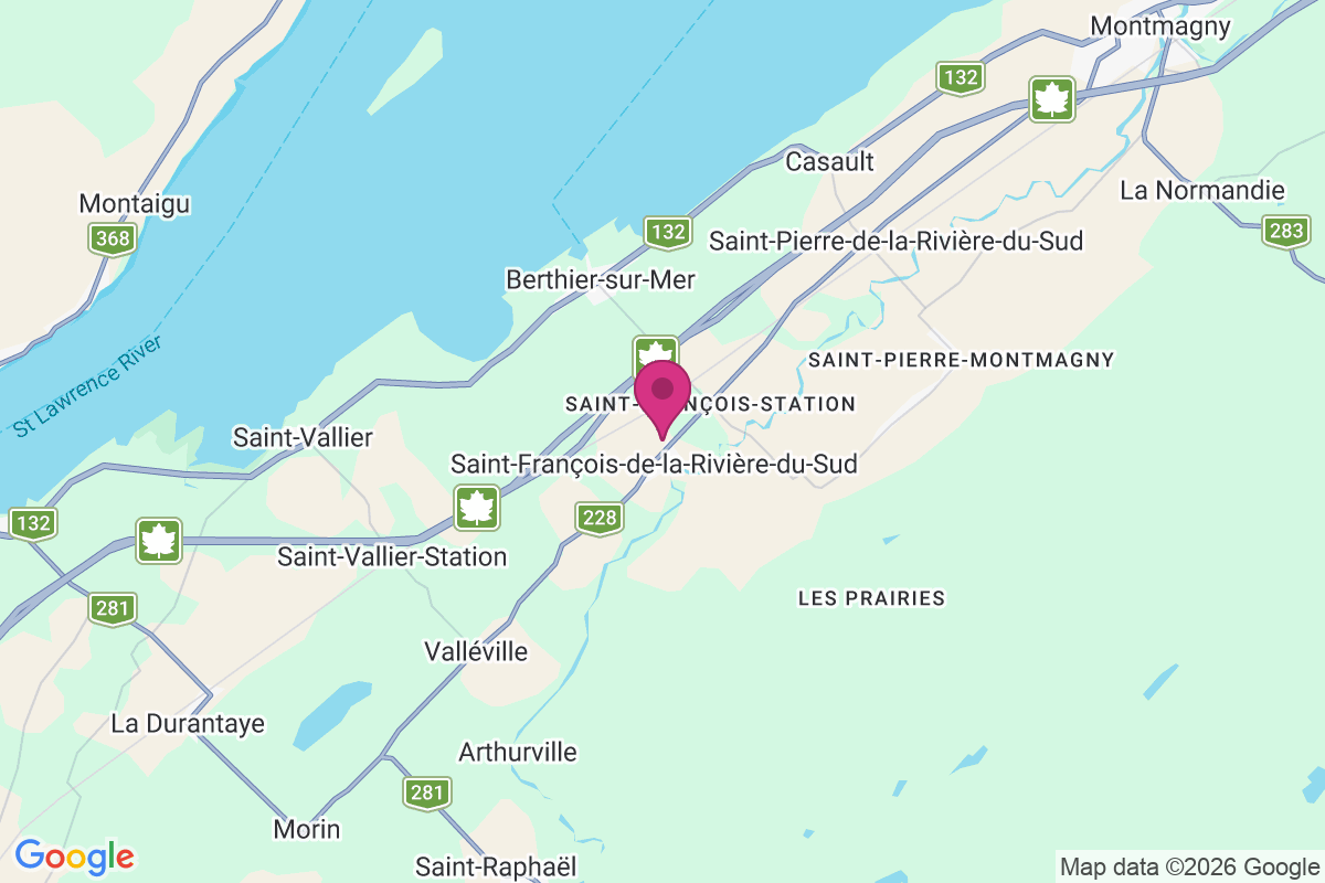 St-francois-de-la-riviere-du-s map