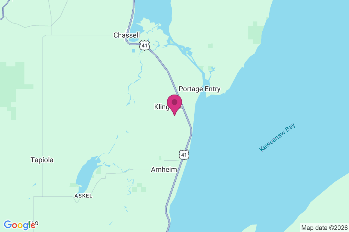 Klingville map