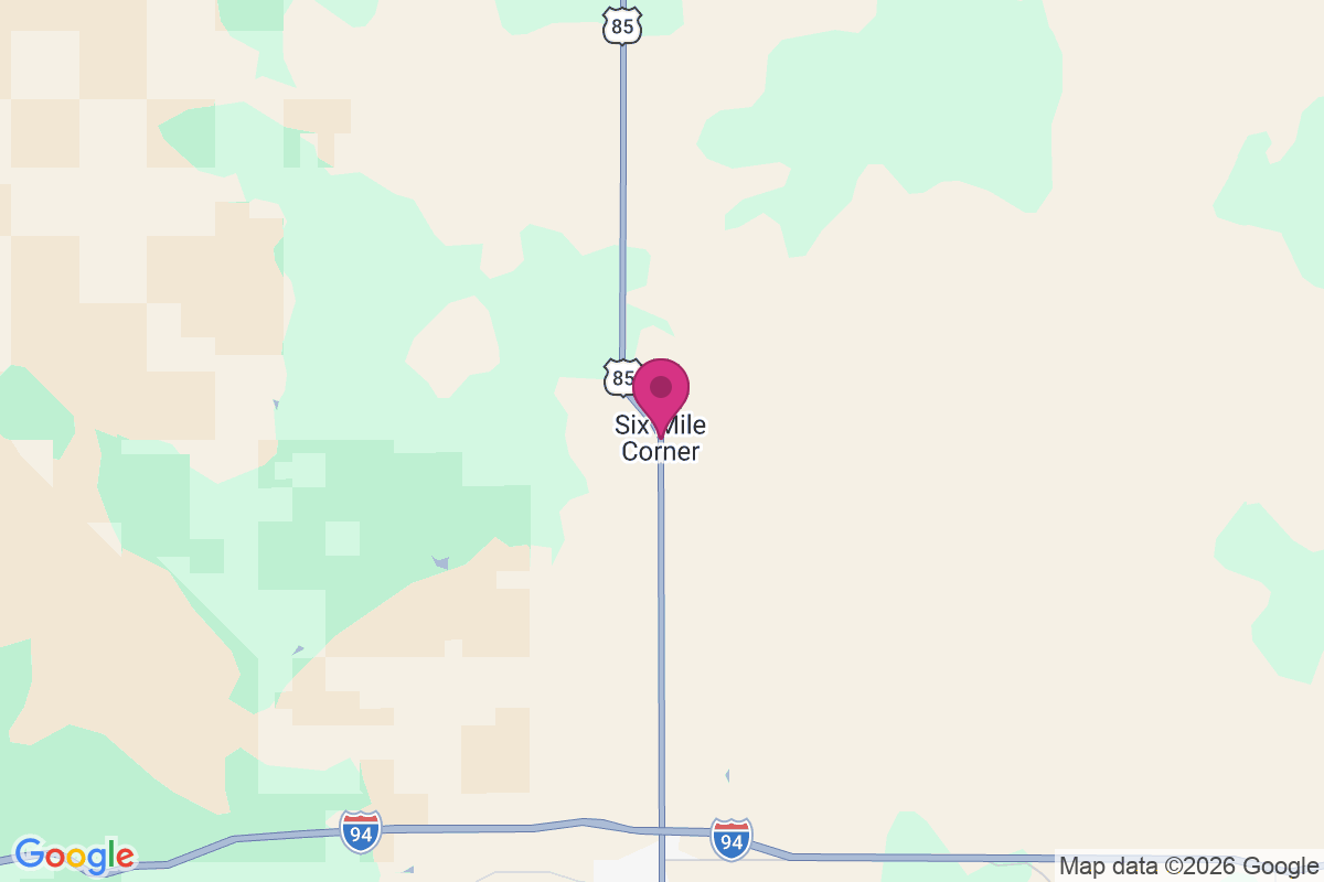 Six Mile Corner map