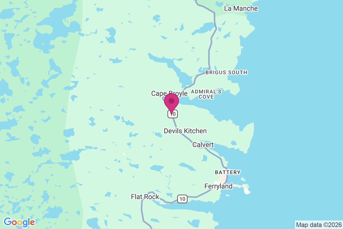 Cape Broyle map