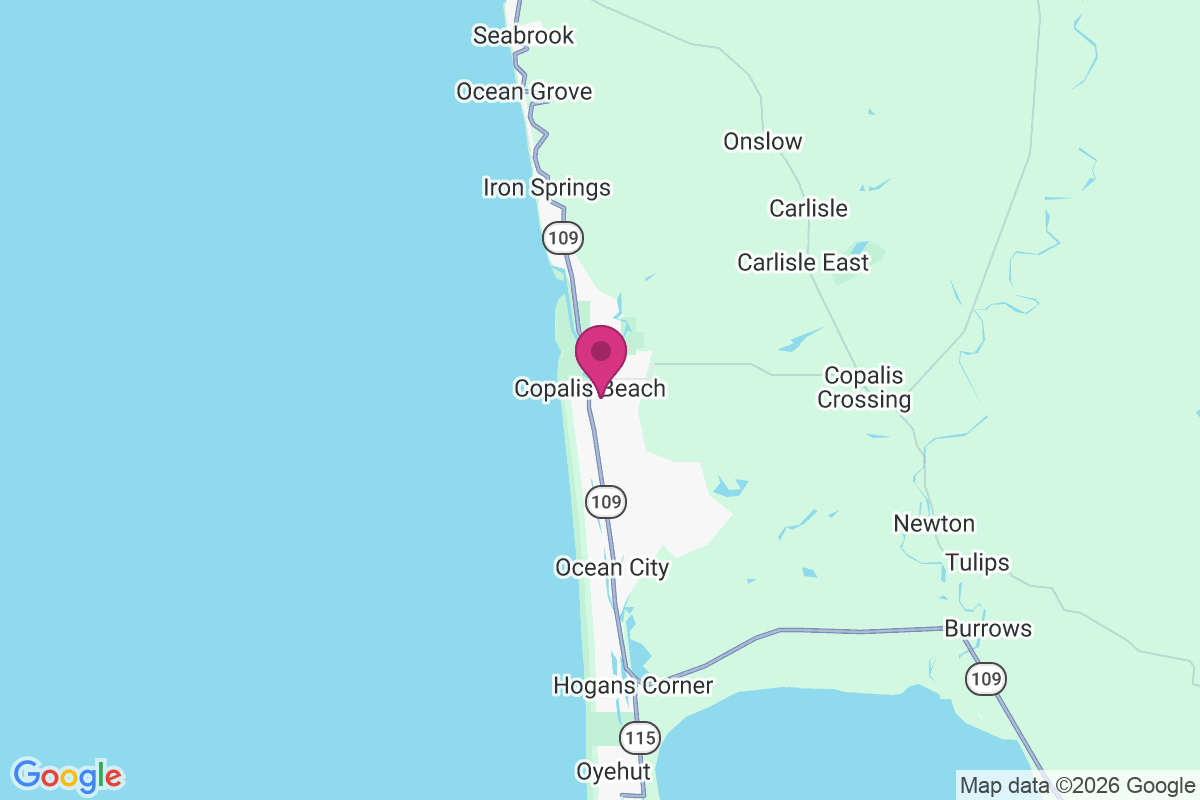 Copalis Beach map