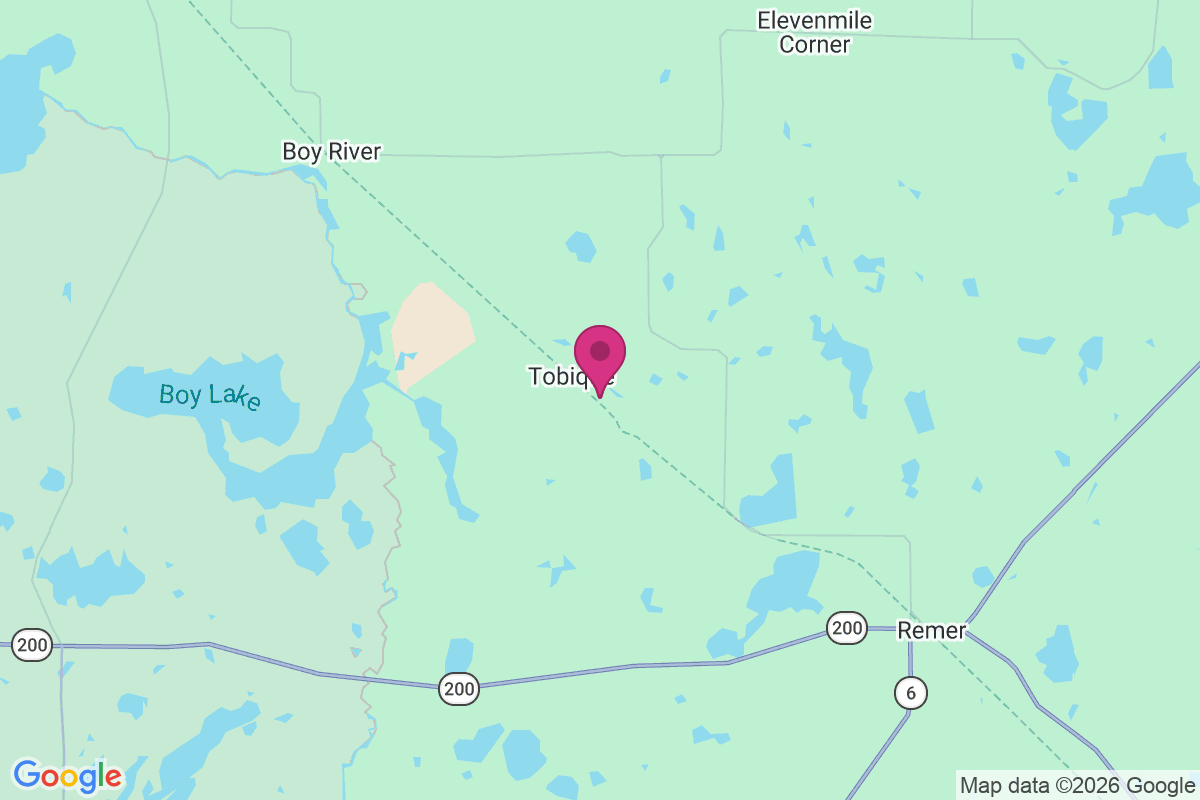Tobique map