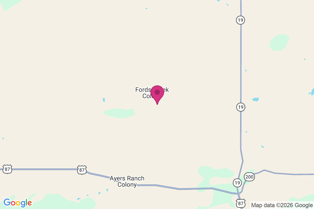 Bell Ranch Colony map