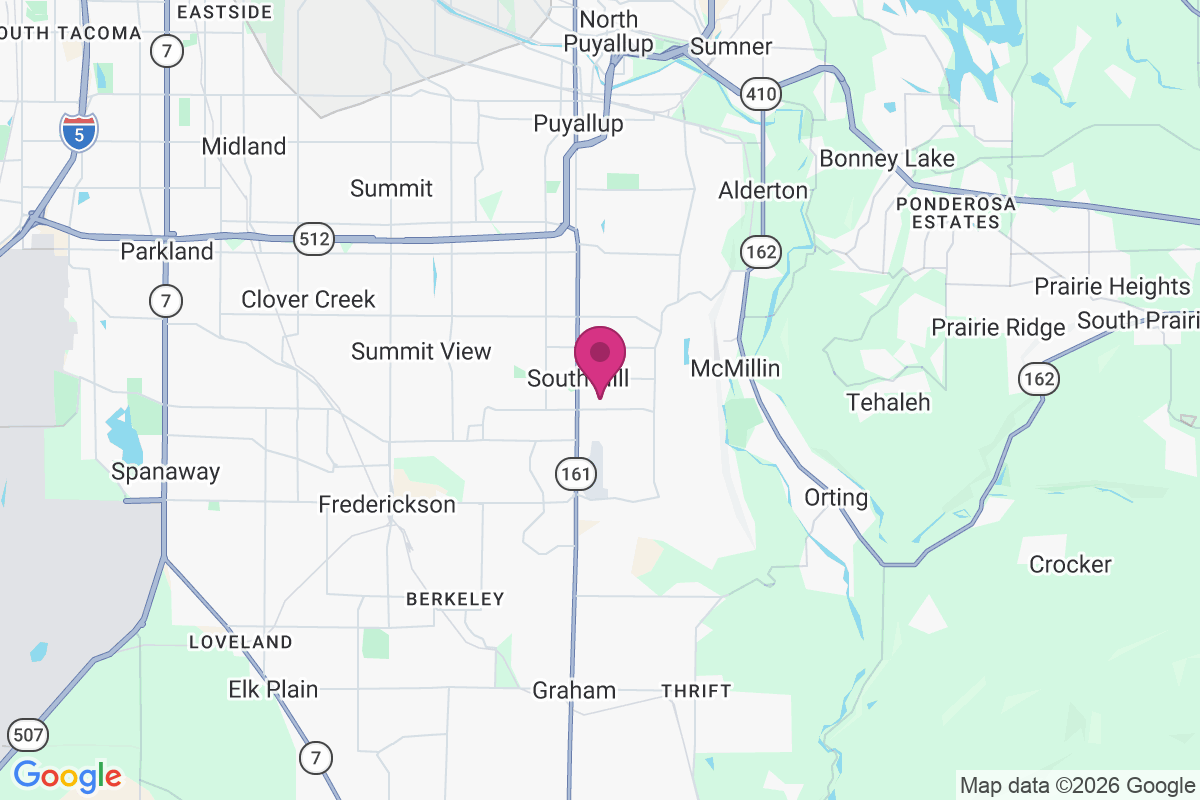 South Hill map