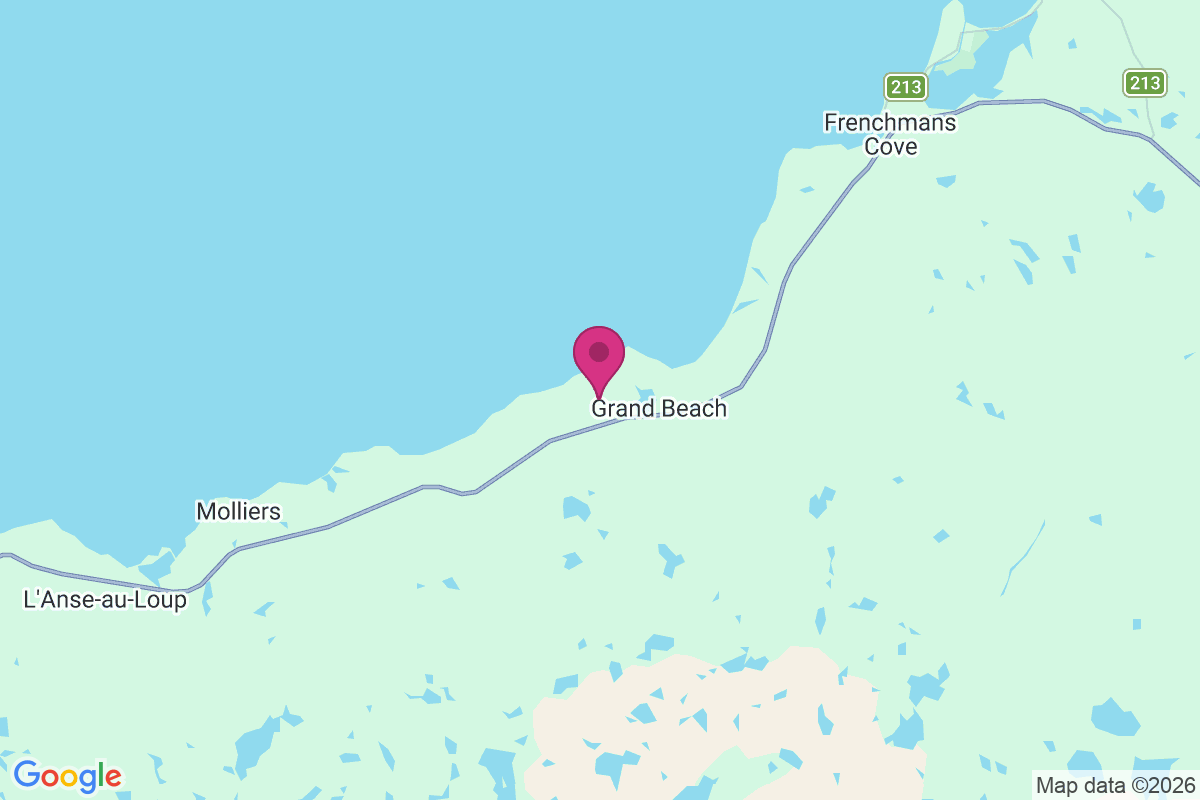 Grand Beach map