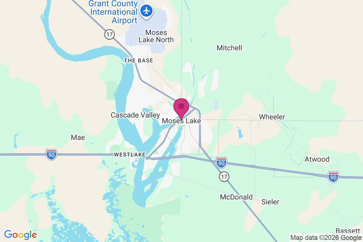 Moses Lake map