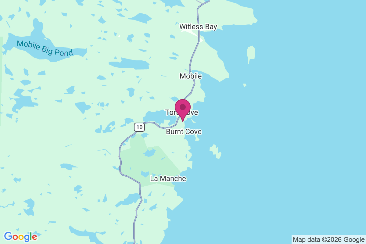 Tors Cove map