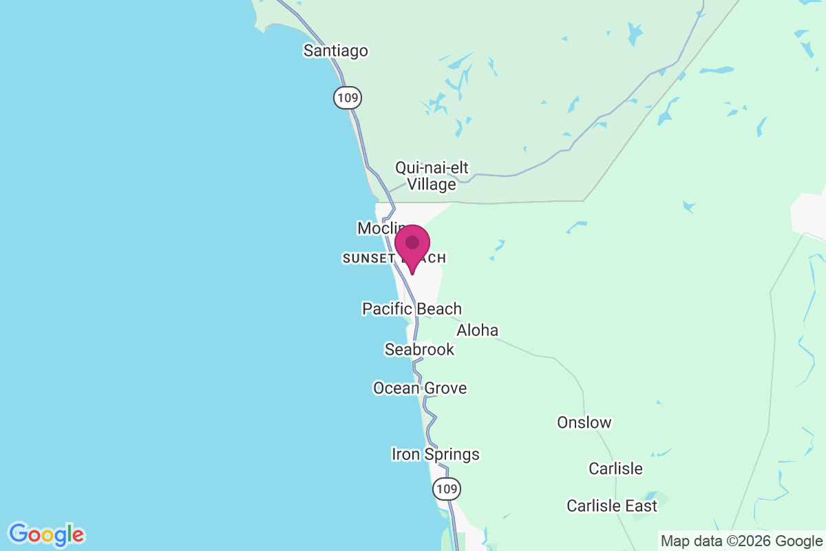 Sunset Beach map