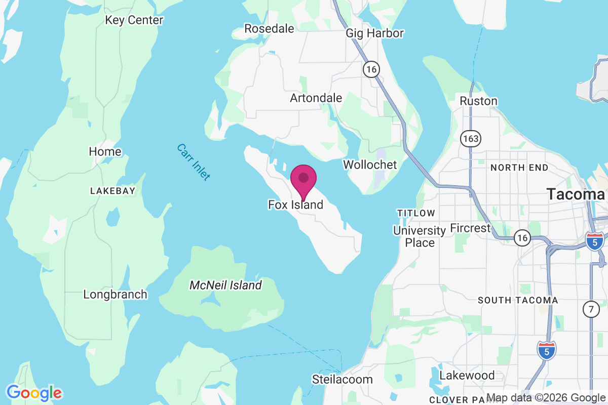 Fox Island map