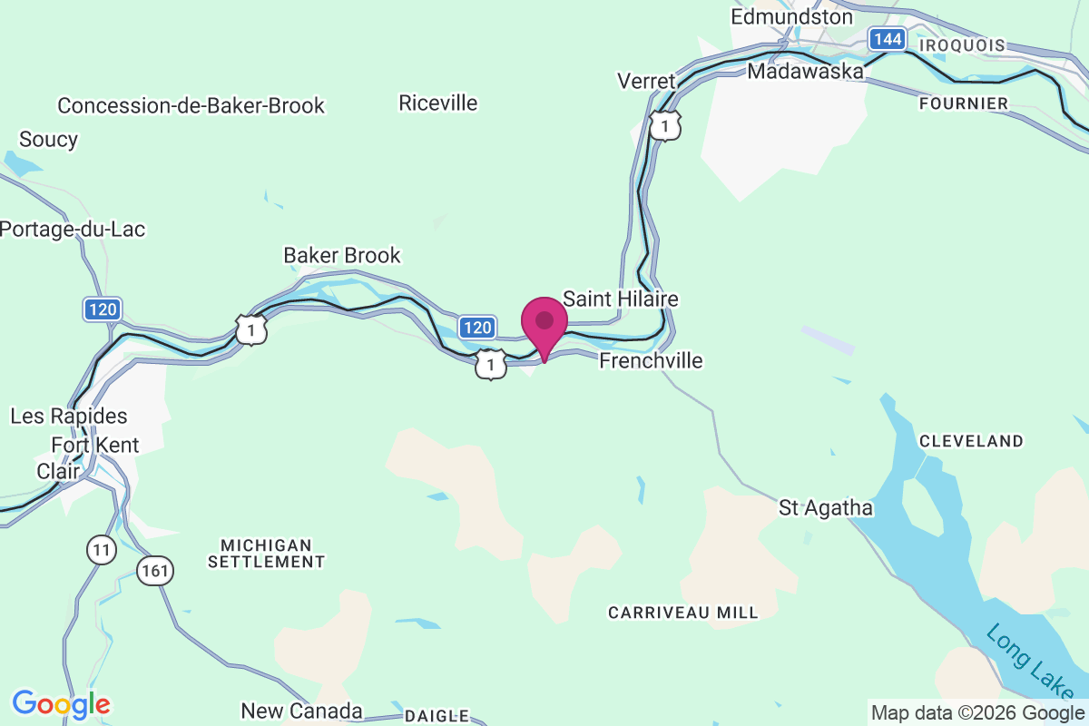 Upper Frenchville map