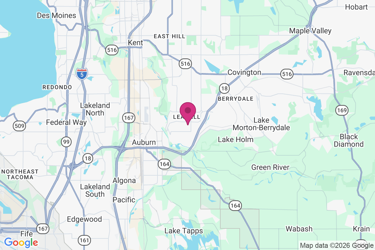 Lea Hill map