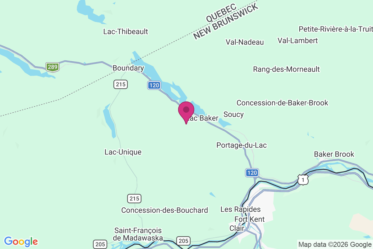 Lac Baker map
