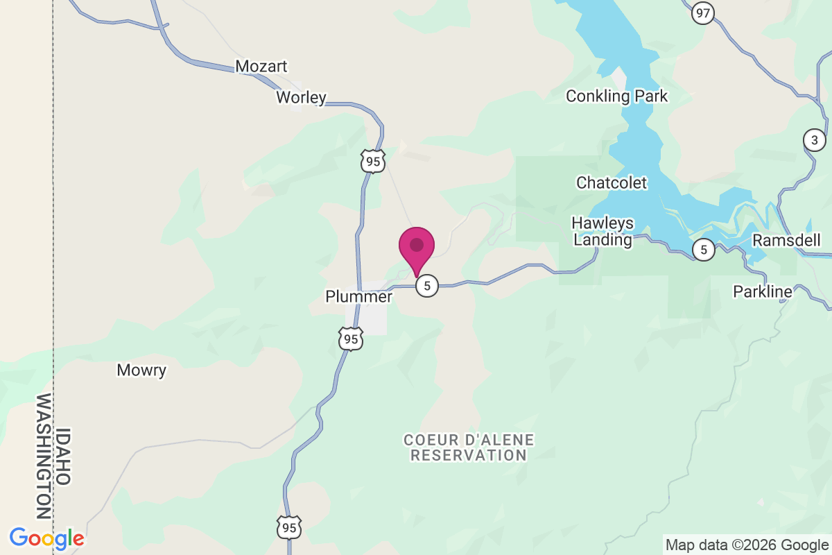 Plummer Junction map