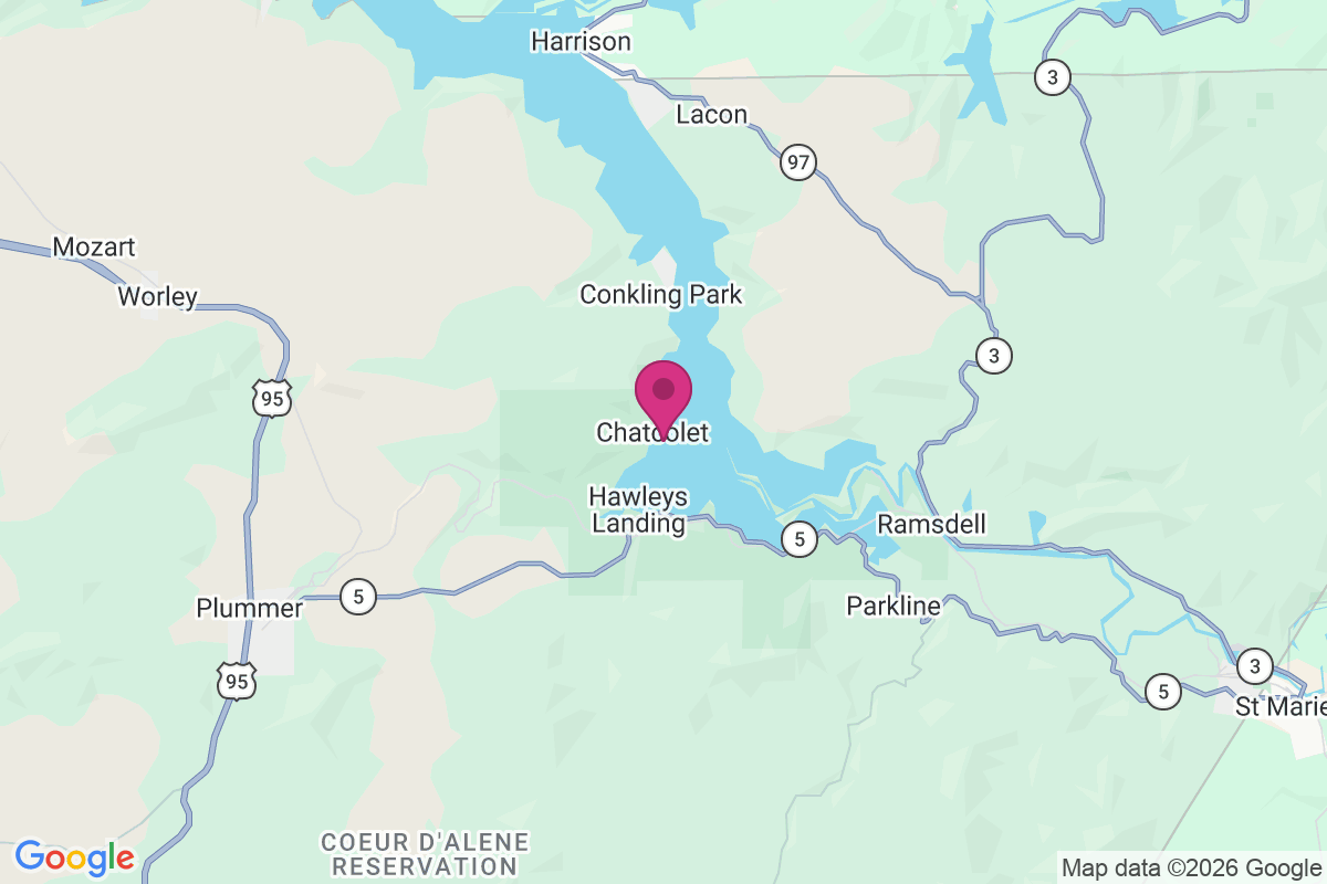 Chatcolet map