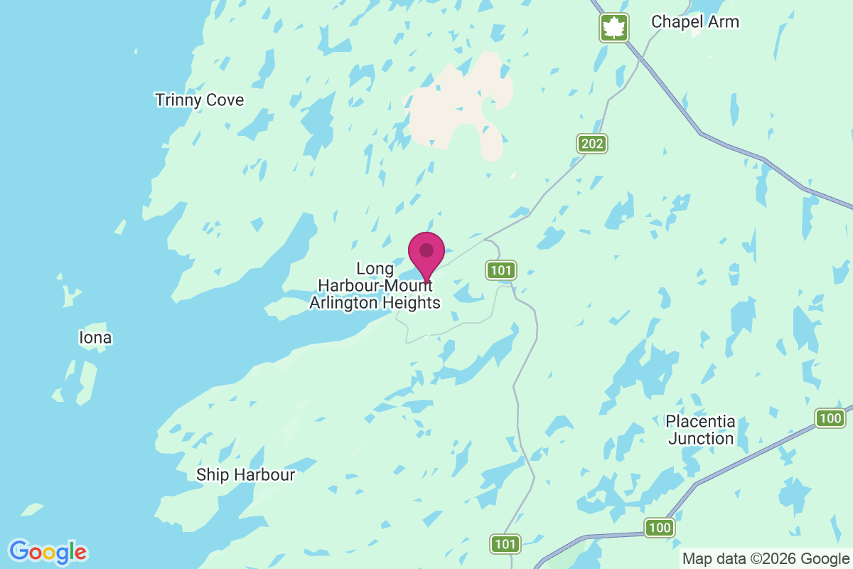 Long Harbour map