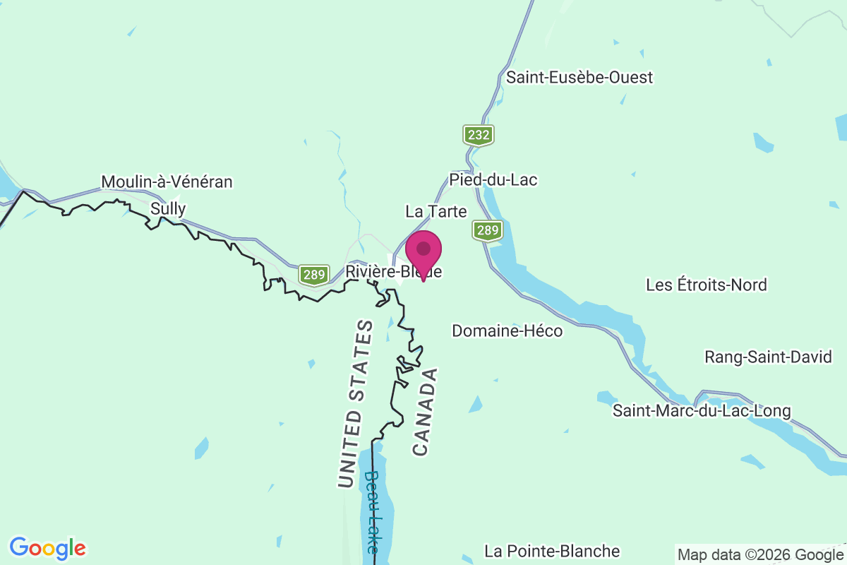 Riviere-Bleue map