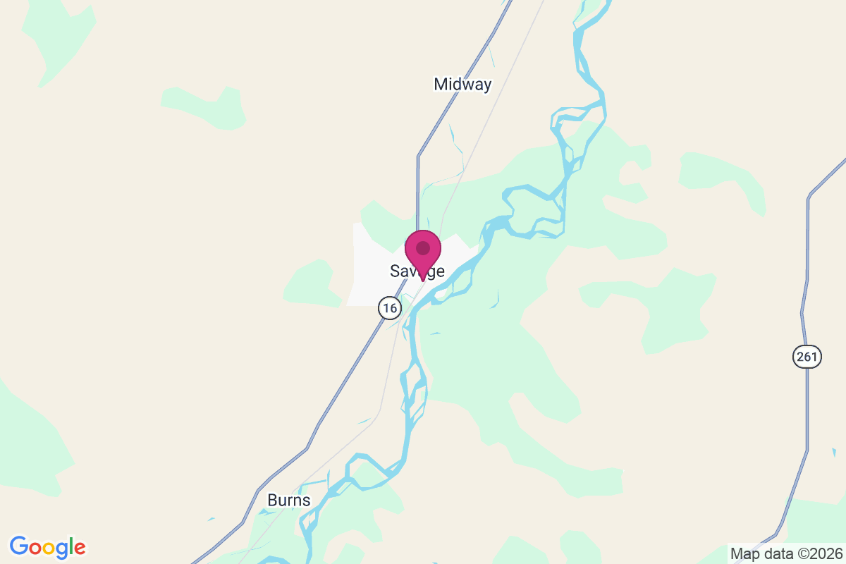 Knife River map