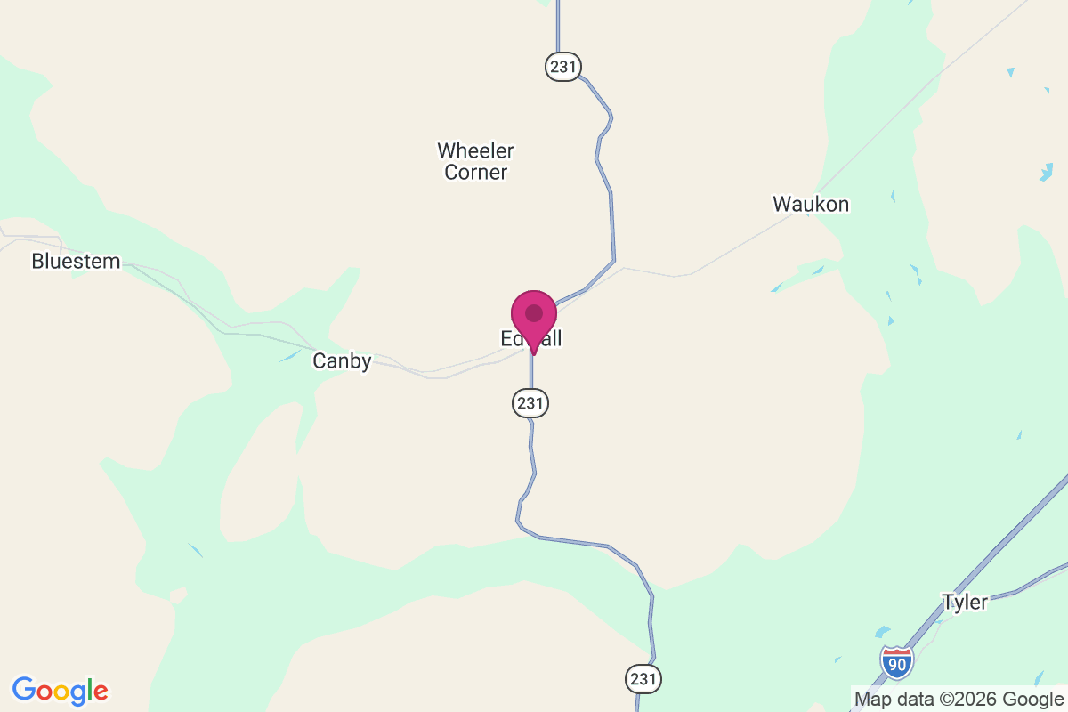 Edwall map