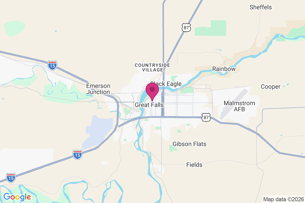 Malmstrom A F B map