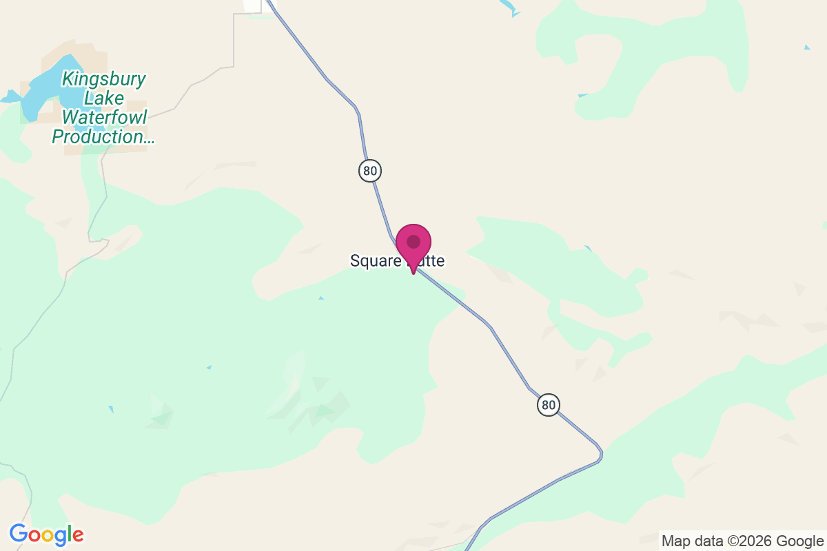 Square Butte map