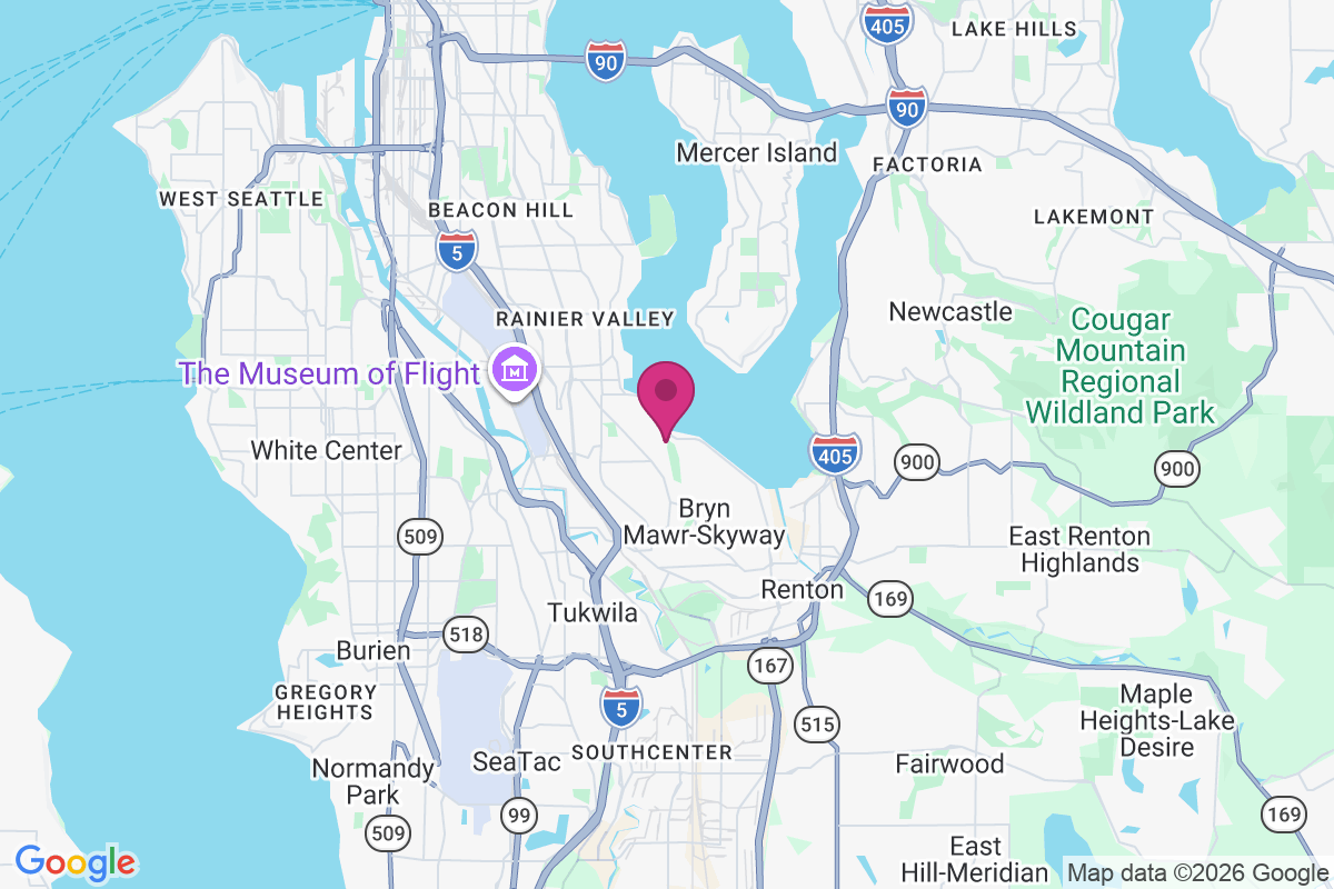 Rainier Beach map