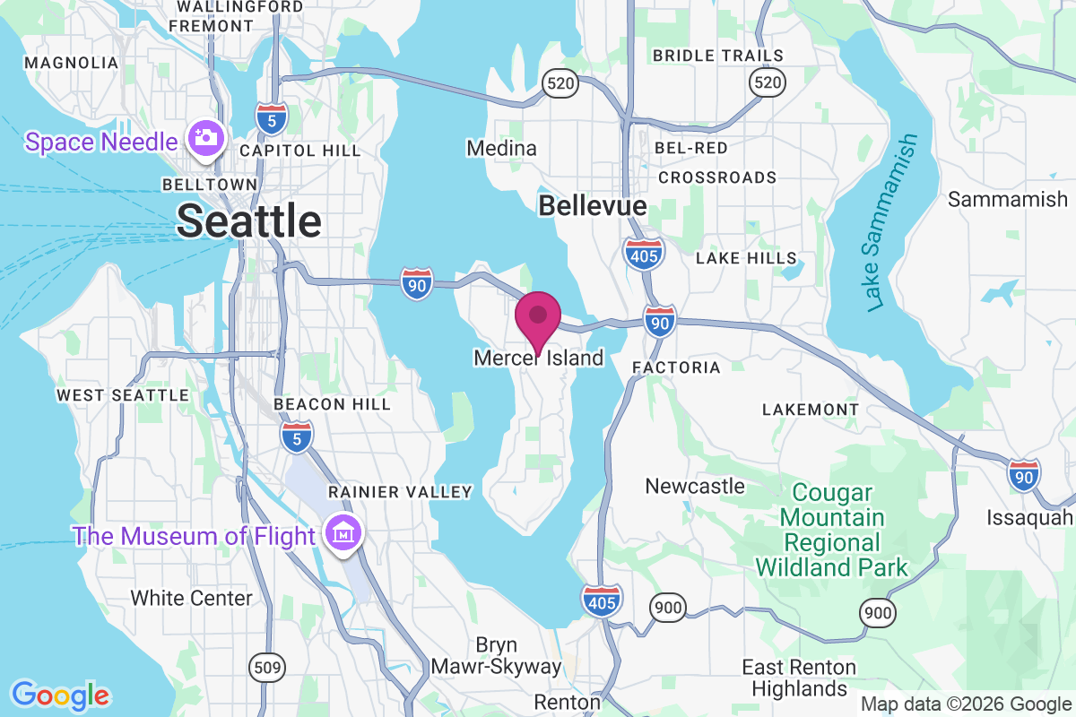 Mercer Island map