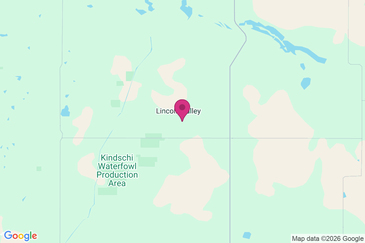 Lincoln Valley map