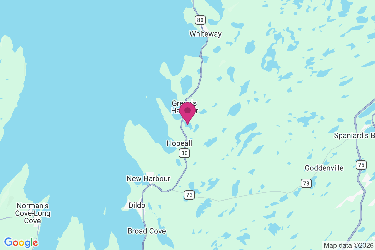 Greens Harbour map
