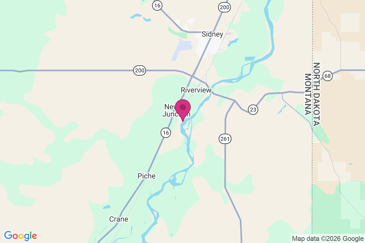Newlon Junction map