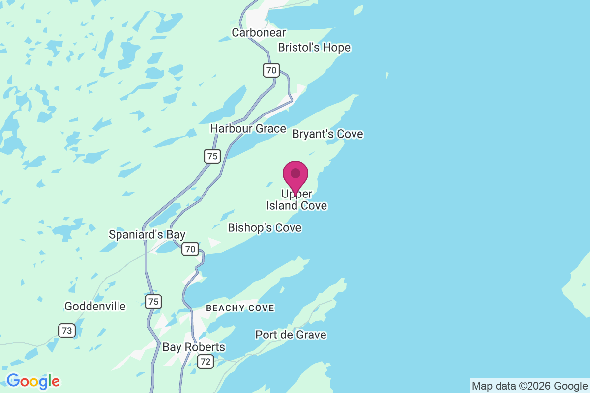 Upper Island Cove map