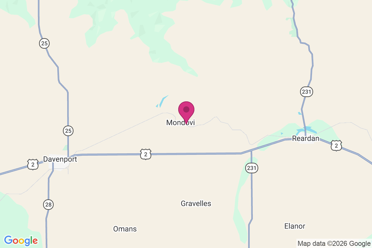 Mondovi map