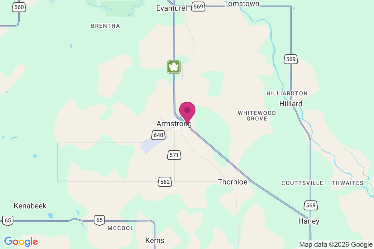 Earlton Junction map