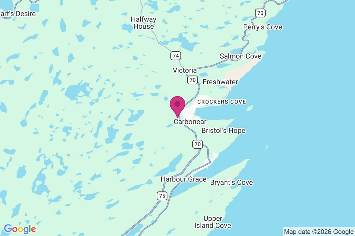Carbonear map