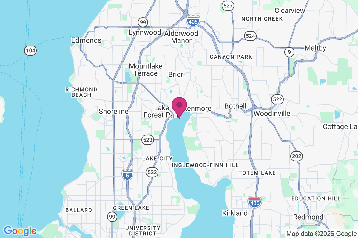 Lake Forest Park map