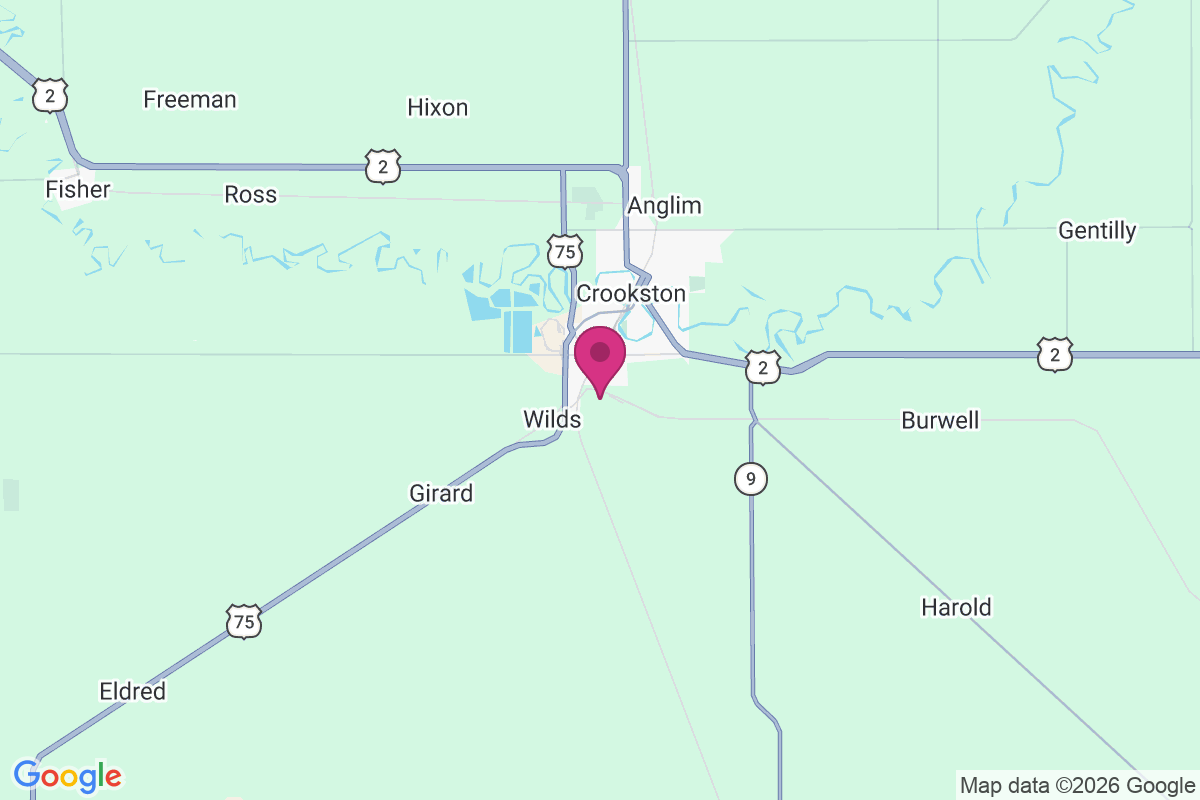 Crookston Junction map