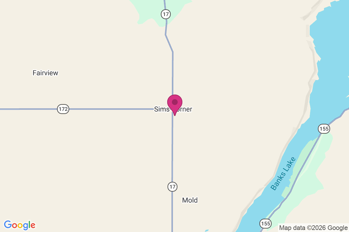 Sims Corner map