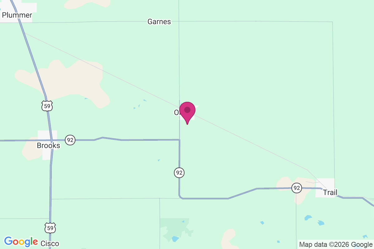 Oklee map