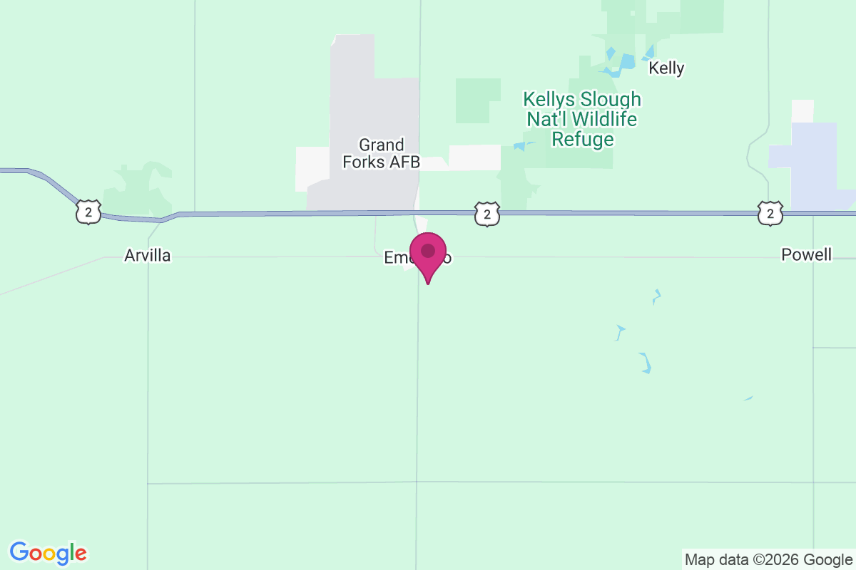 Emerado map