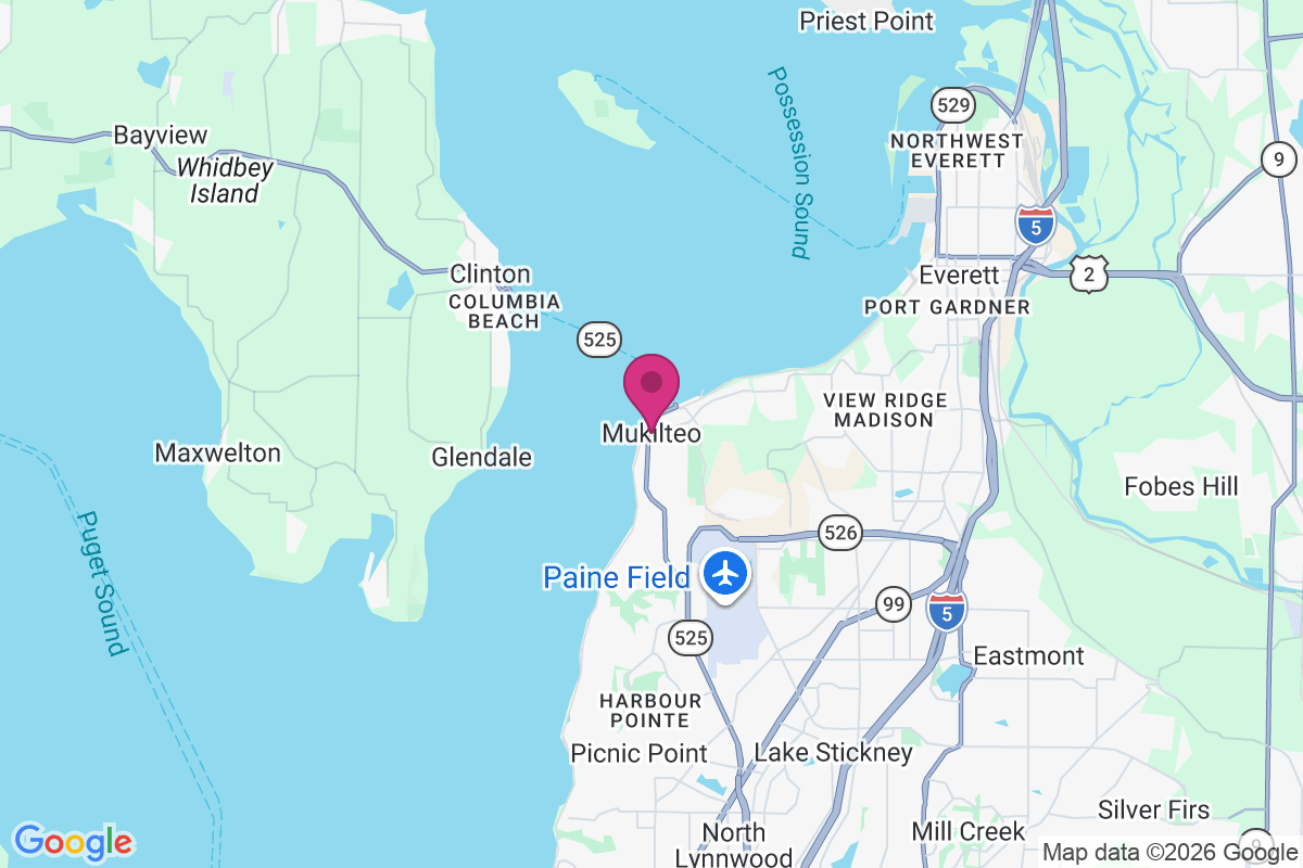 Mukilteo map