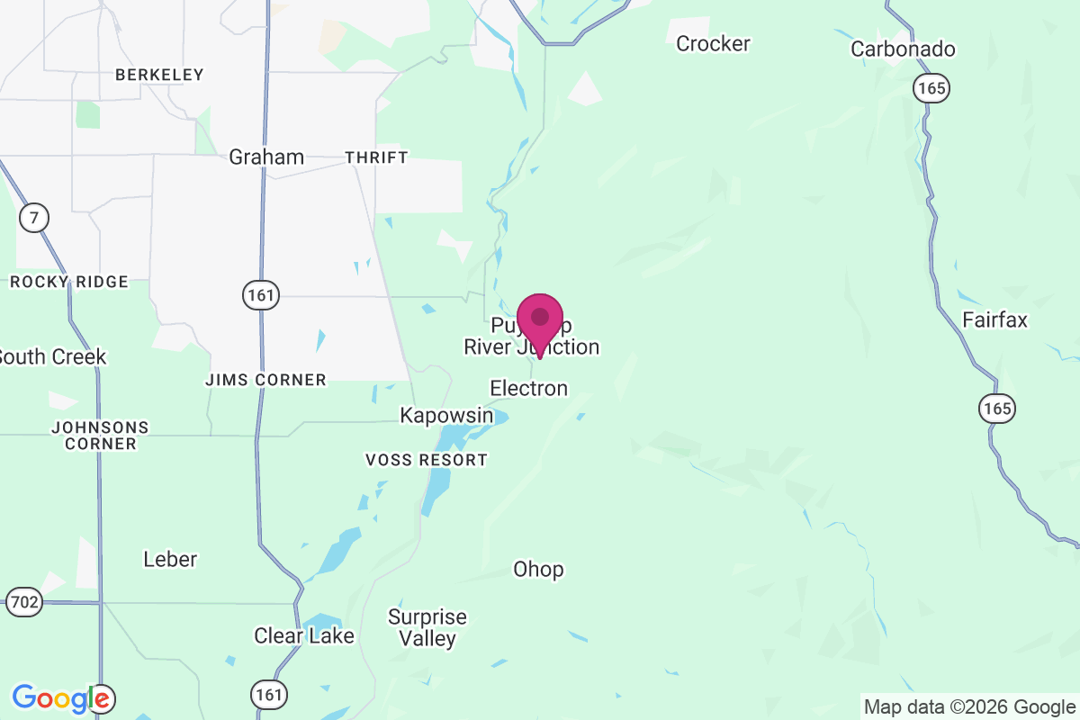 Puyallup River Junction map