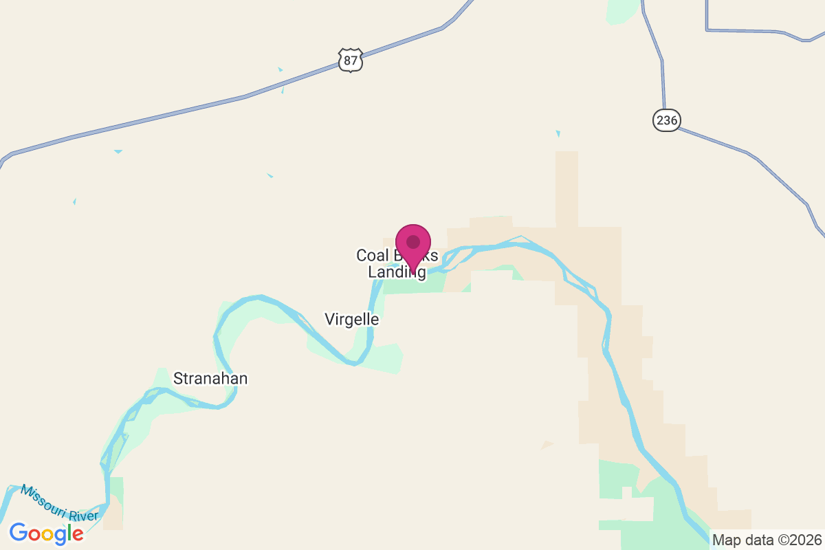 Coal Banks Landing map
