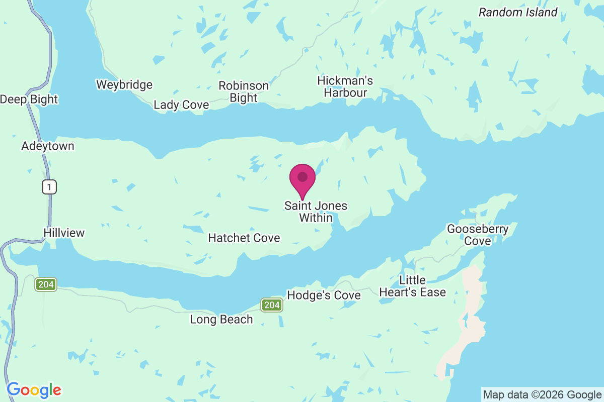 Saint Jones Within map